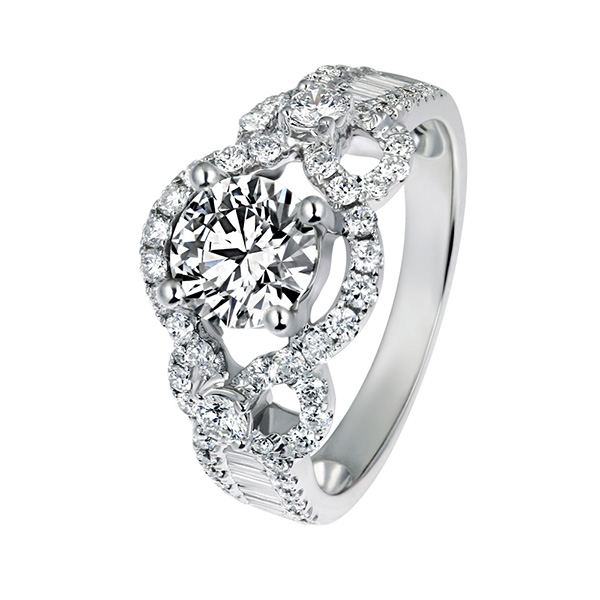 GIA 1克拉鑽石戒指