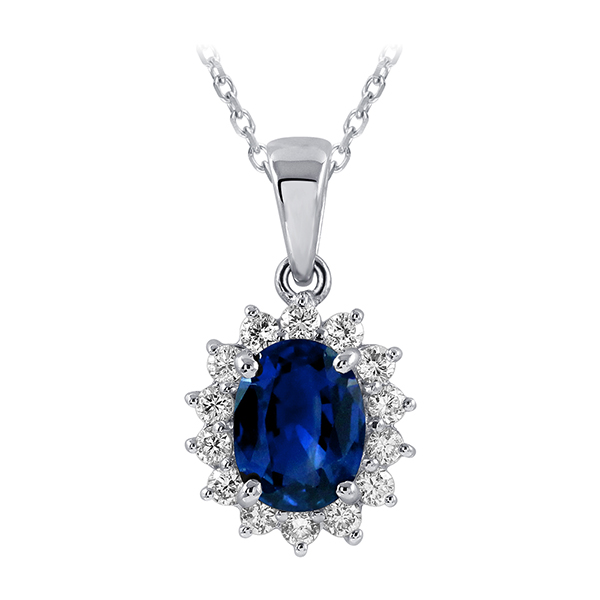 1.40克拉藍寶墜子